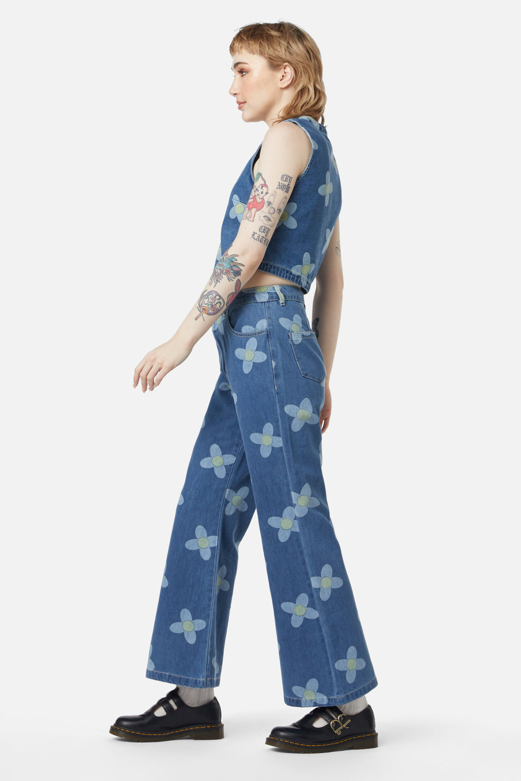 Dangerfield - Daisy Do Vest - blue
