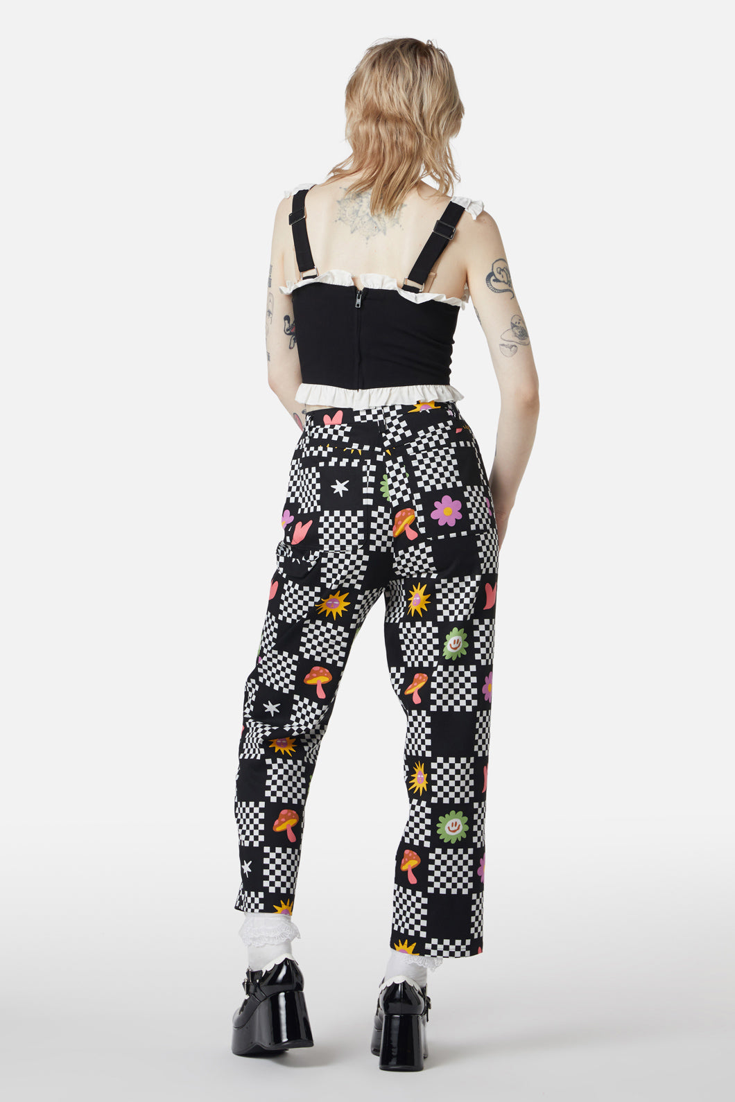 Dangerfield - Theos Picnic Ruffle Corset - black