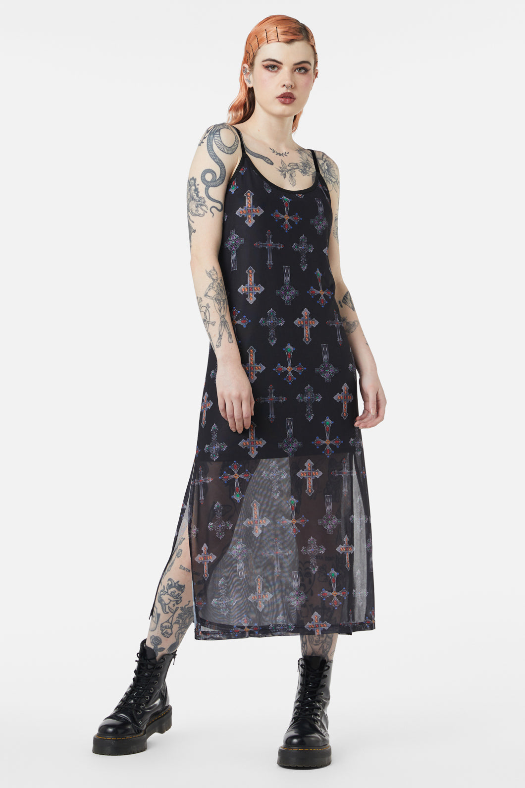 Dangerfield - Hope Had Died Mesh Dress - black