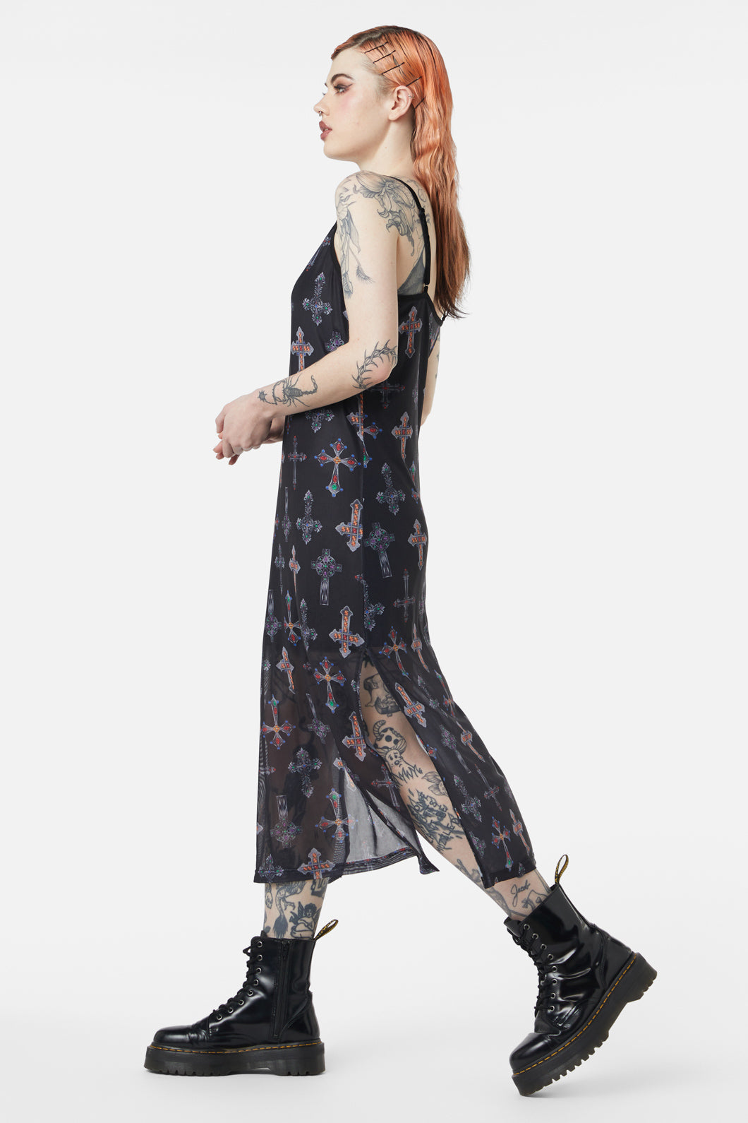 Dangerfield - Hope Had Died Mesh Dress - black
