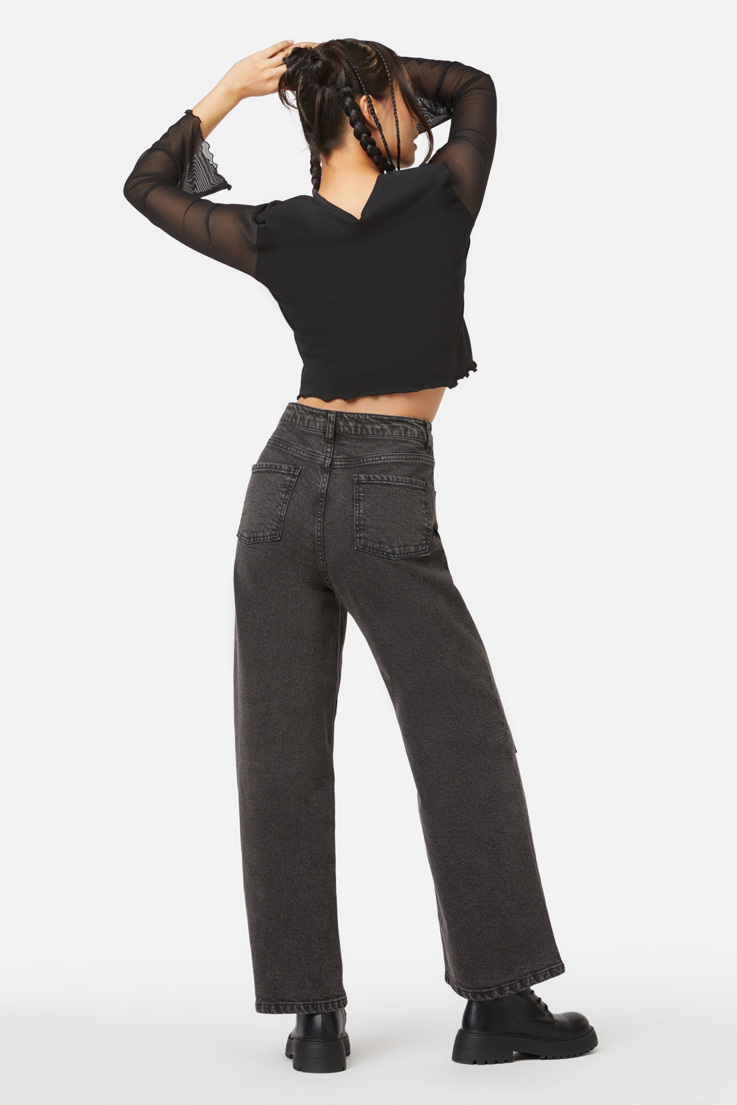 Dangerfield - The Astral Wide Leg Jeans - black