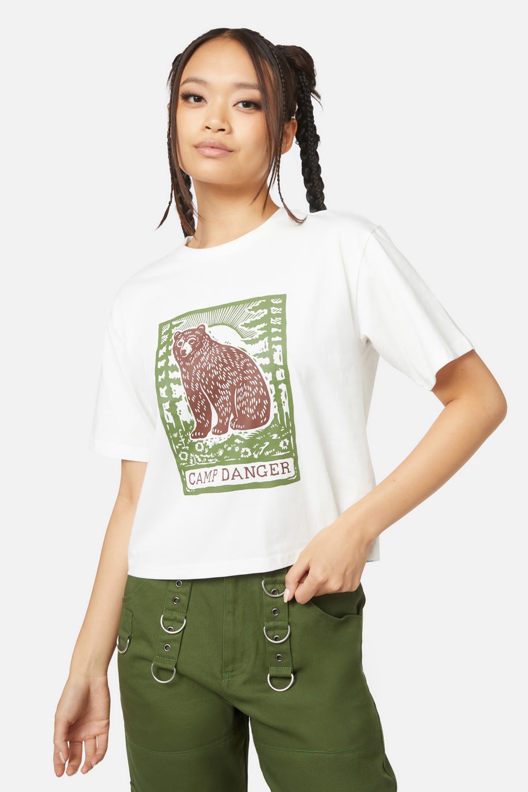 Dangerfield - Camp Danger Tee - cream