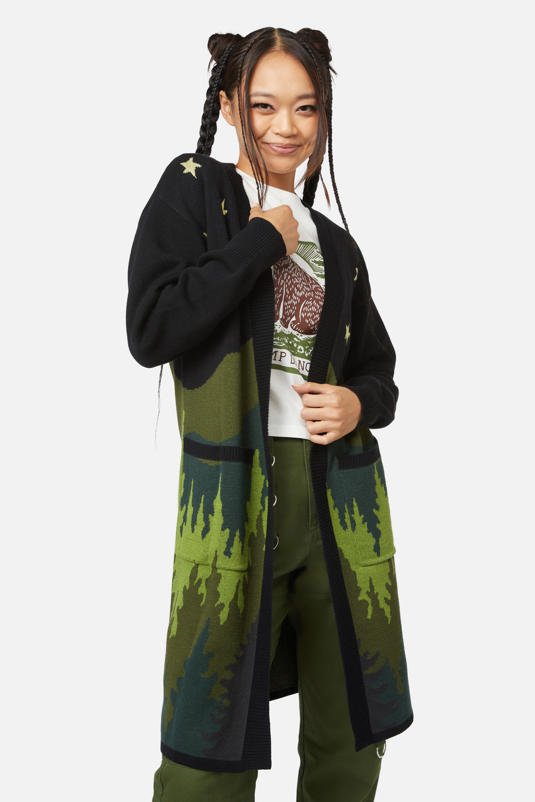 Dangerfield - Landscape Cardigan - multi