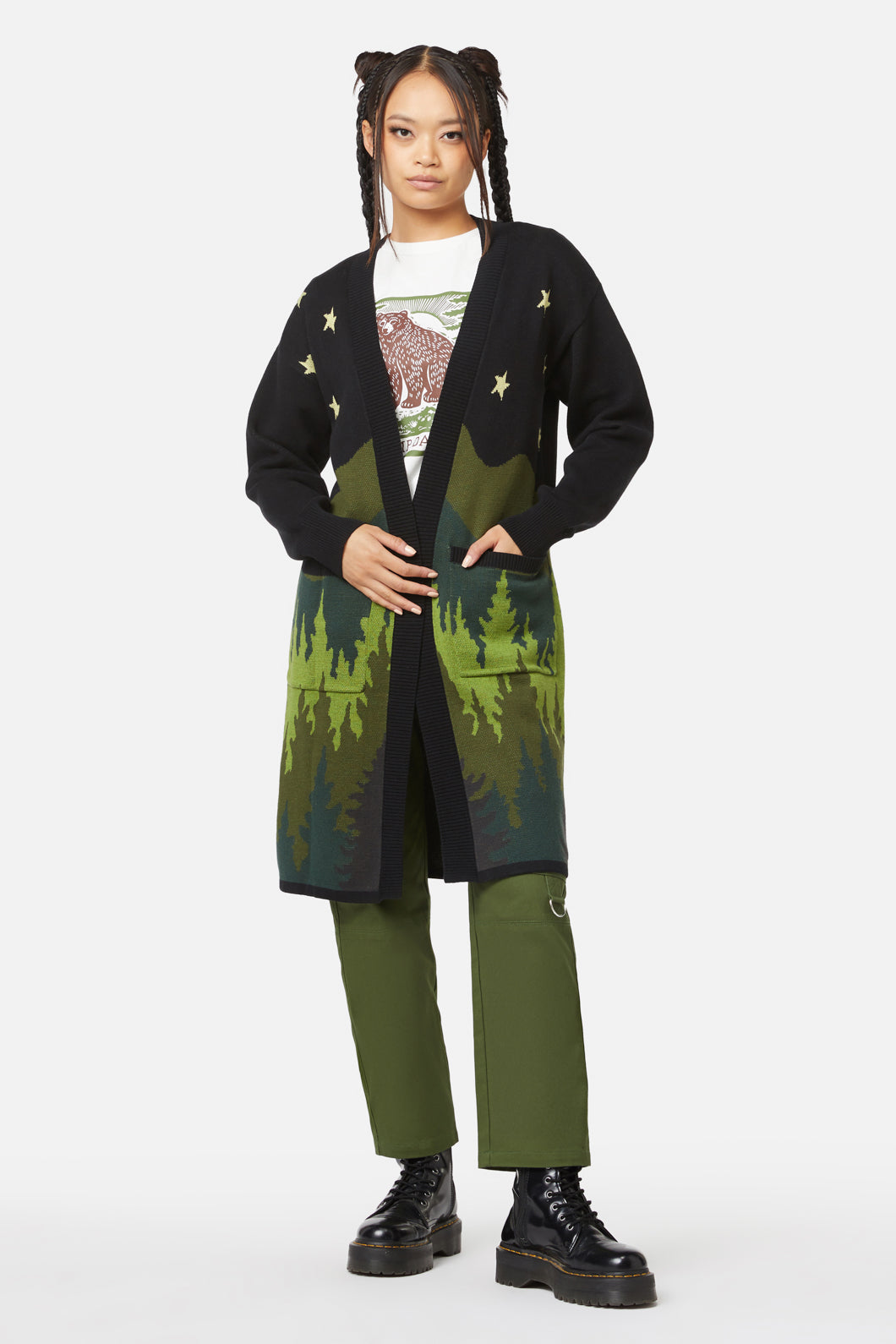 Dangerfield - Landscape Cardigan - multi