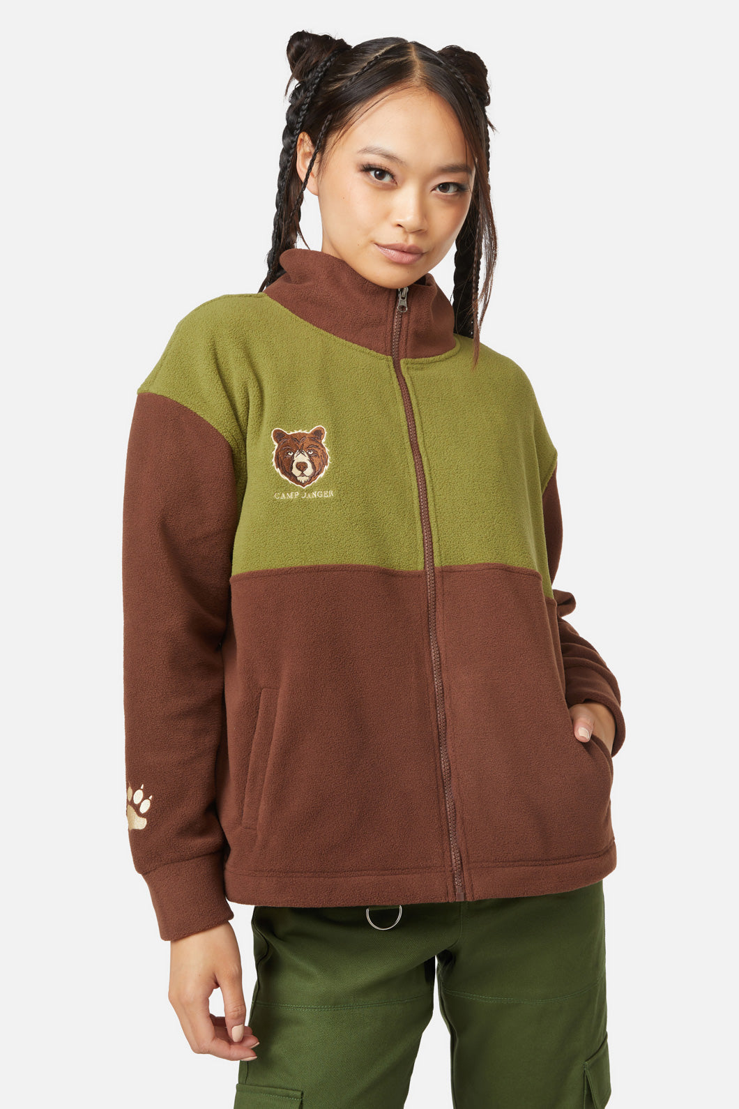 Dangerfield - Camp Danger Jacket - brown-green