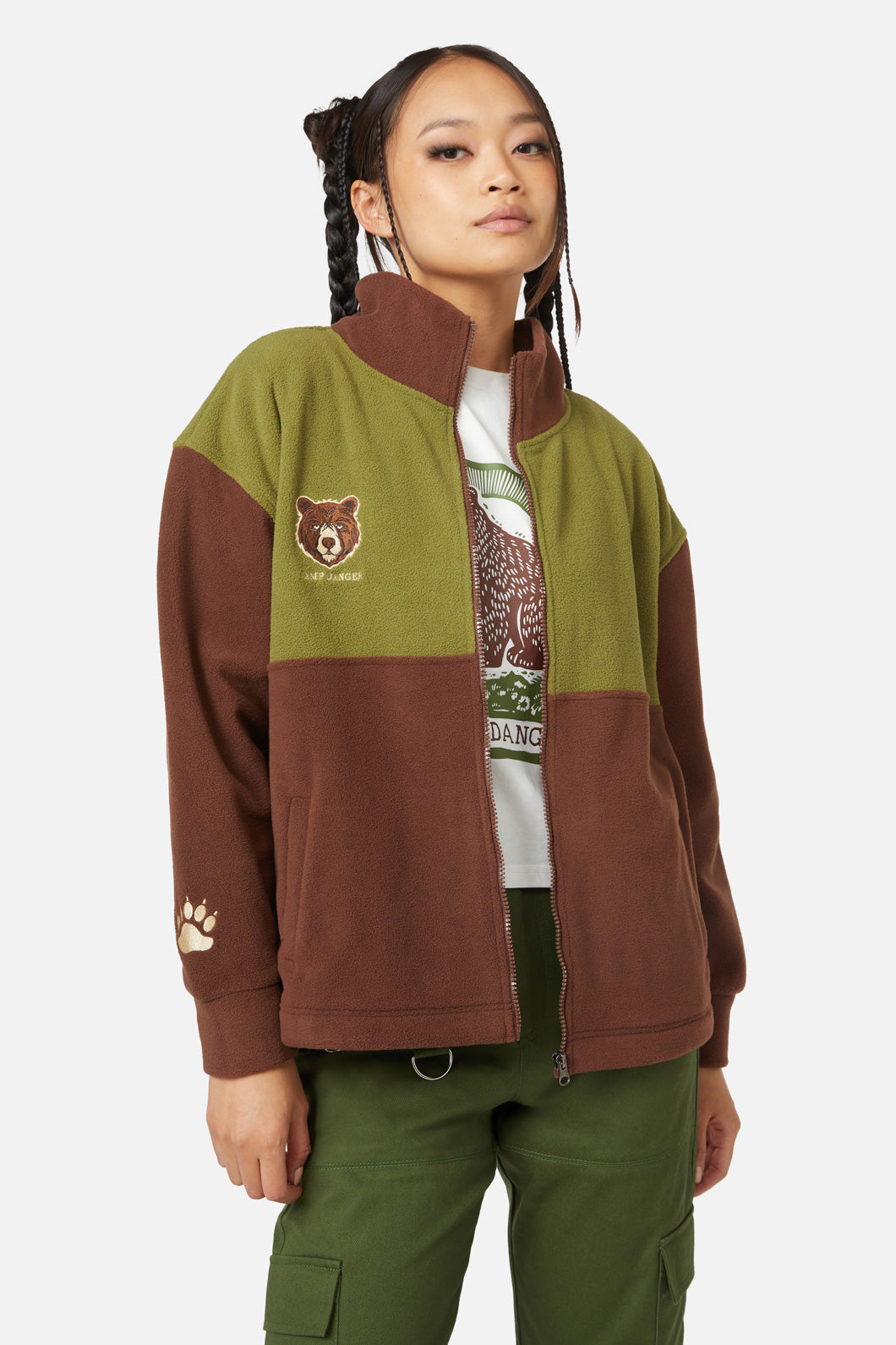 Dangerfield - Camp Danger Jacket - brown-green
