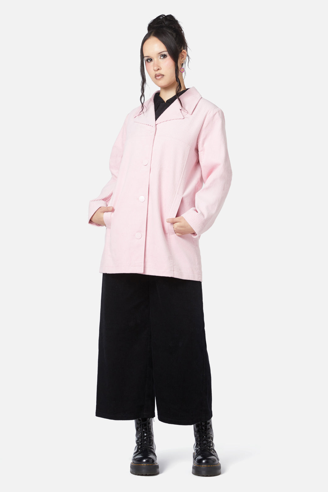 Dangerfield - Dolly Cord Jacket - pink