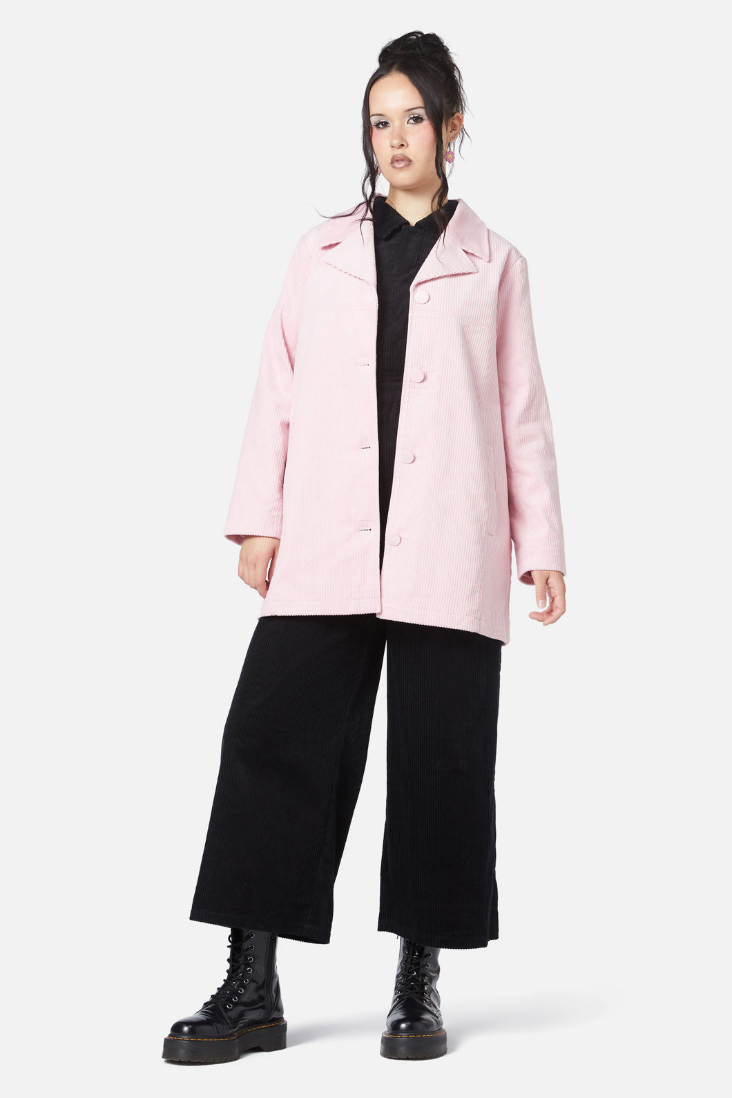 Dangerfield - Dolly Cord Jacket - pink