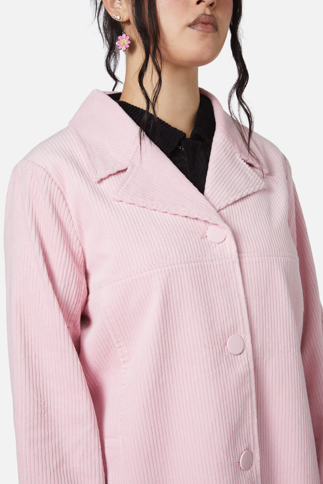 Dangerfield - Dolly Cord Jacket - pink