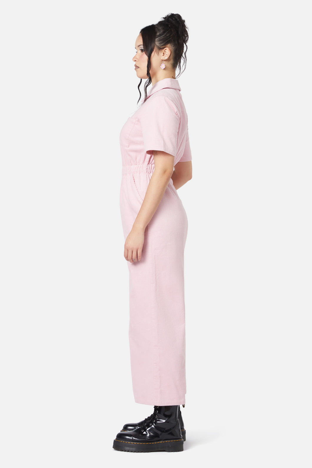 Dangerfield - Dolly Cord Boilersuit - pink