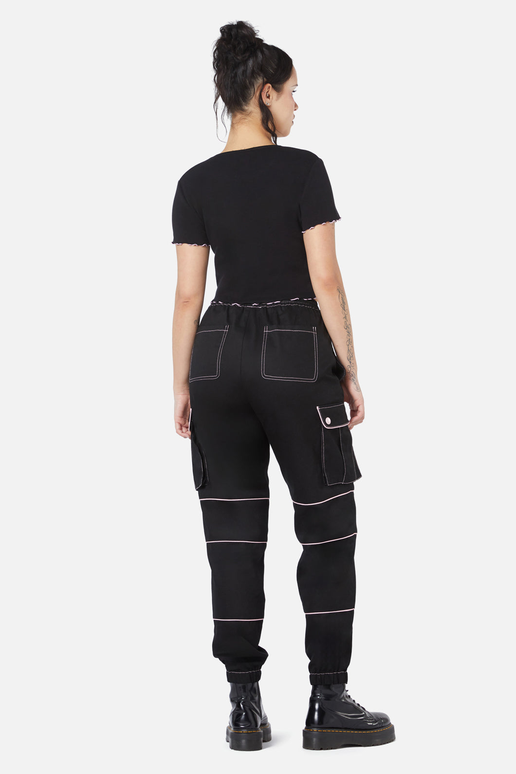 Dangerfield - Bebe Cuffed Cargo - black