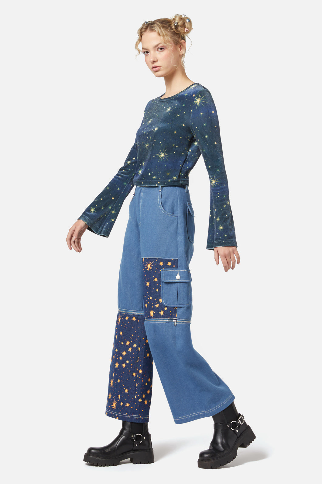 Dangerfield - Starlight Top - navy