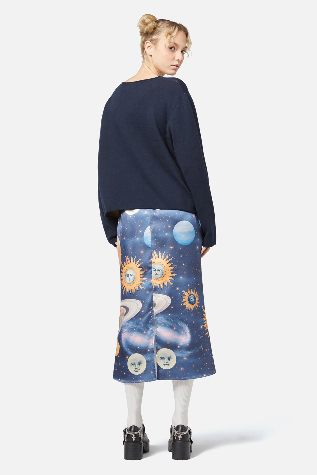 Dangerfield - Sun Placement Knit - navy