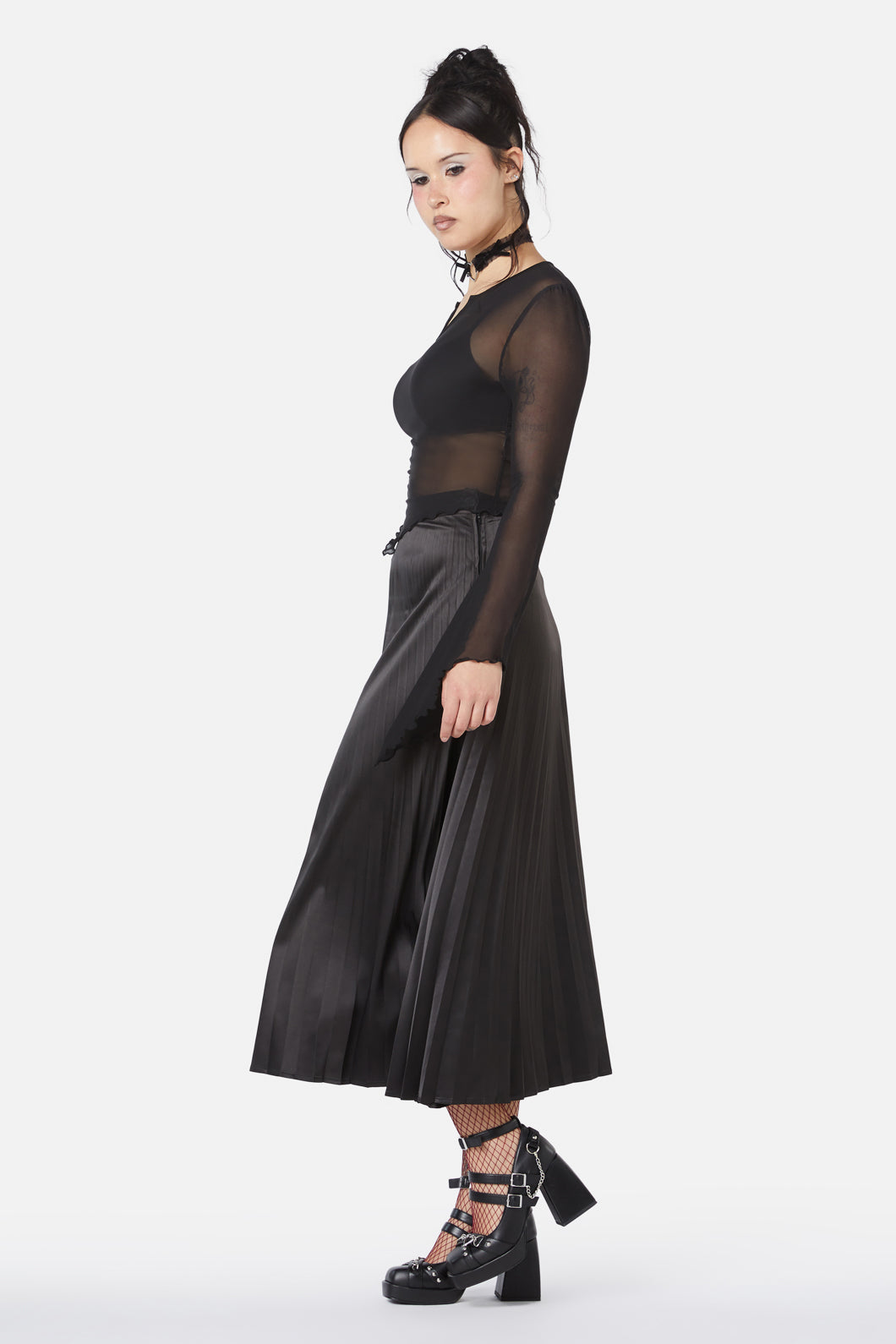 Dangerfield - Elegy Mesh Top - black
