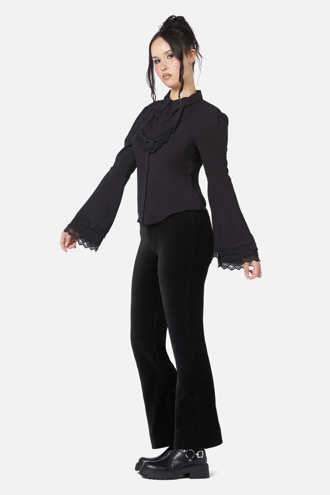 Dangerfield - Still Life Cravat Blouse - black