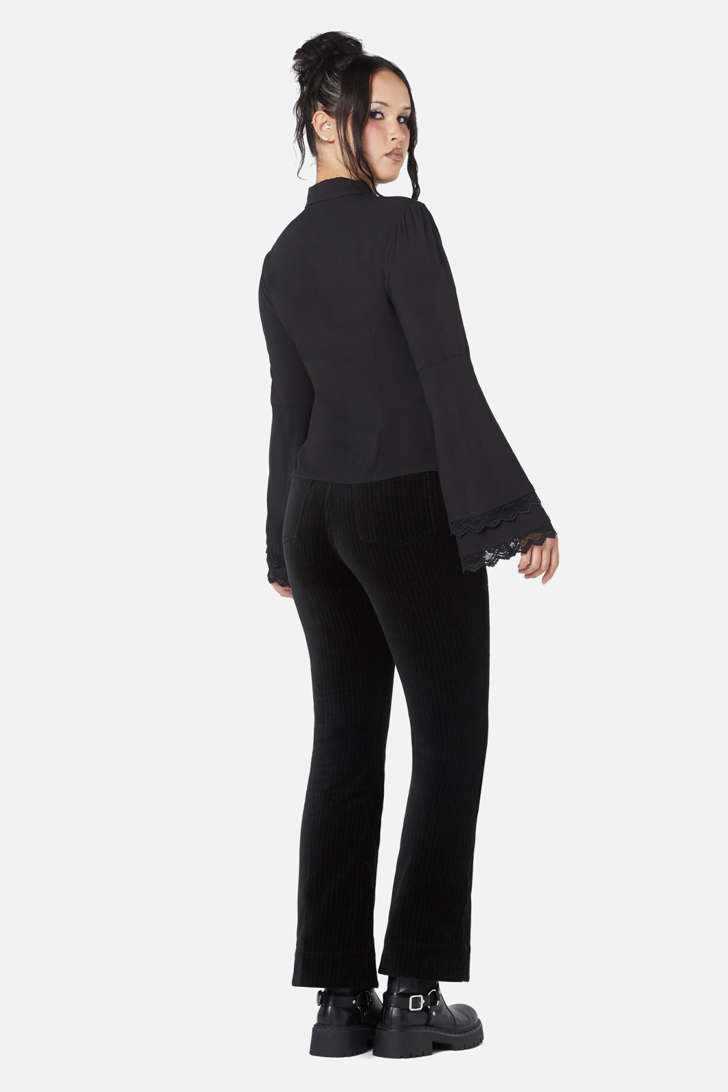 Dangerfield - Still Life Cravat Blouse - black