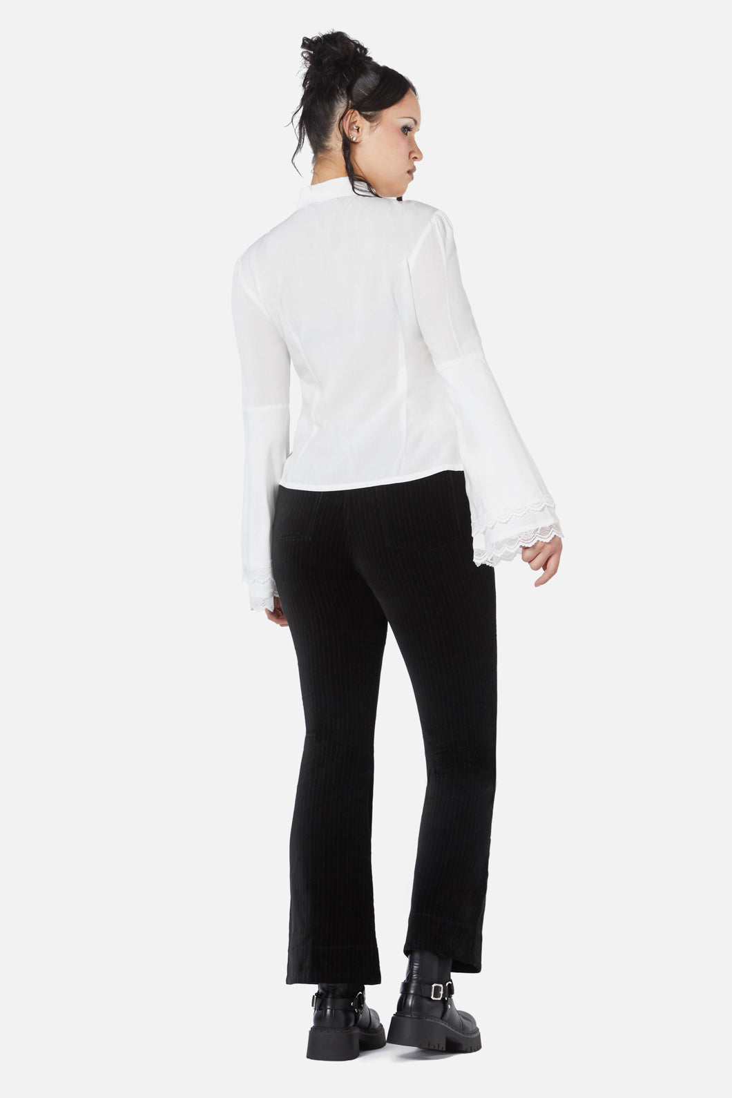 Dangerfield - Still Life Cravat Blouse - cream