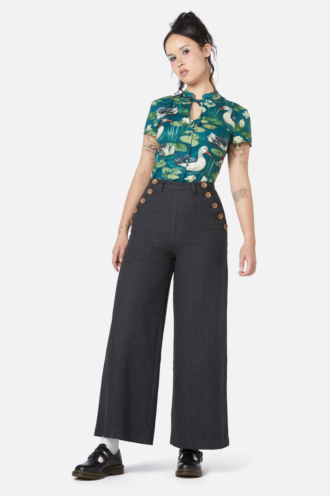 Dangerfield - Duck Off Pant - black