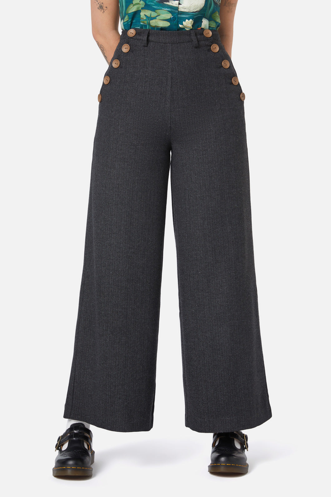 Dangerfield - Duck Off Pant - black