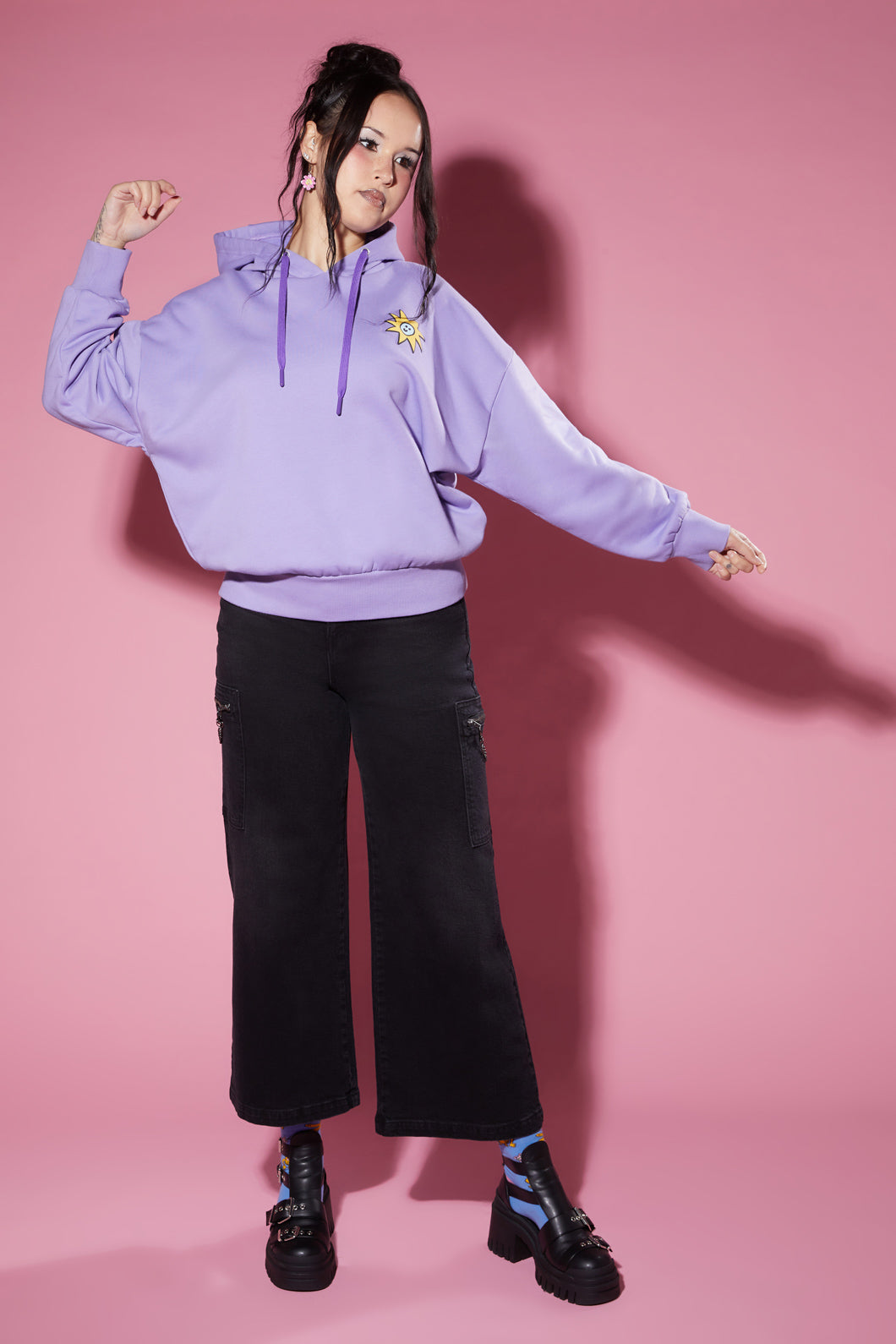 Dangerfield - Besties Celestial Hoodie - purple