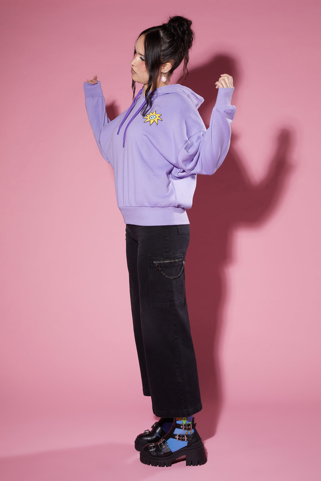 Dangerfield - Besties Celestial Hoodie - purple