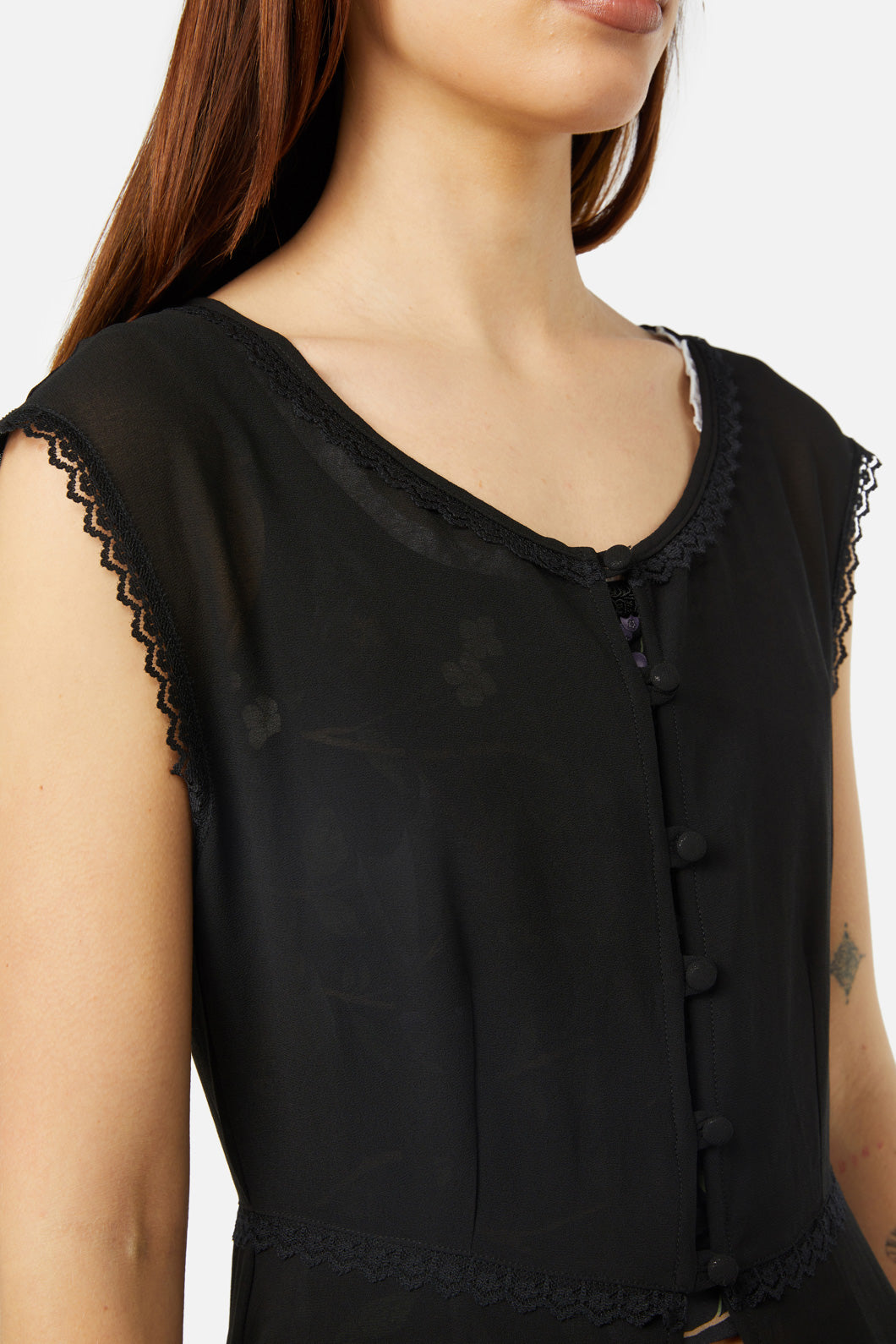 Dangerfield - Discord Sheer Duster - black
