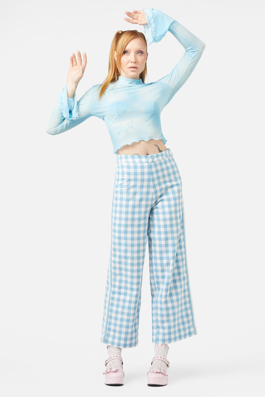 Catrina Gingham Pants – Dangerfield