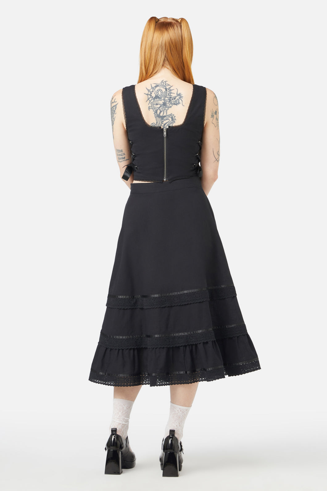 Dangerfield - Fighting Evil Corset Top - black