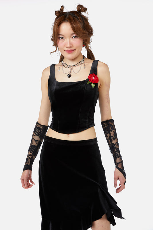 Dangerfield - Back To Black Corset - black