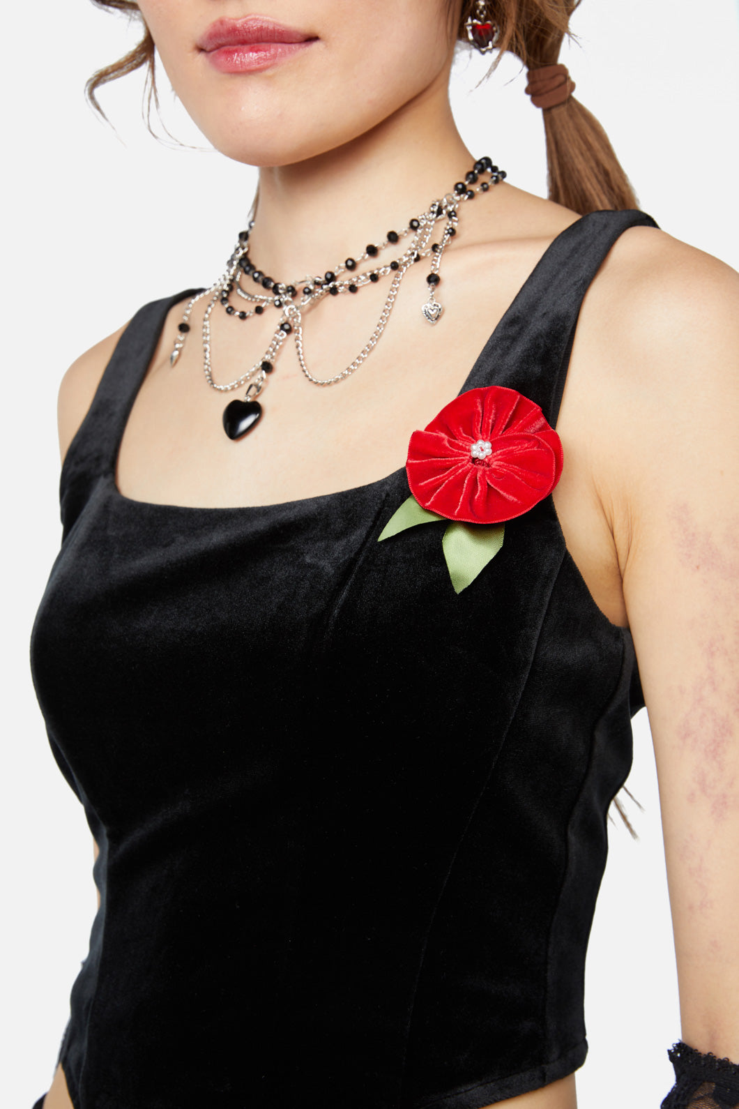 Dangerfield - Back To Black Corset - black