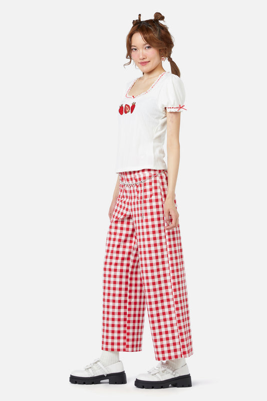 Dangerfield - Wicker Waffle Top - cream