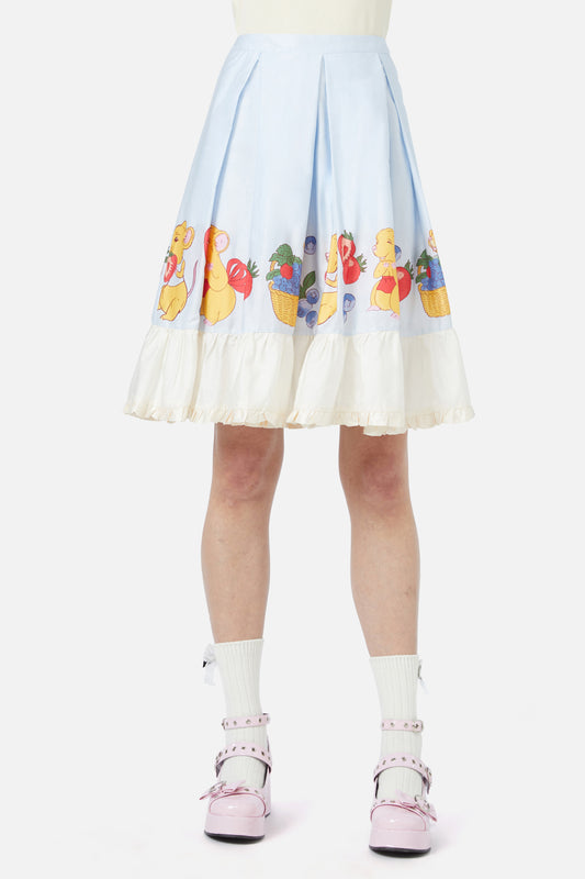 Dangerfield - Hamper Ruffle Skirt - blue