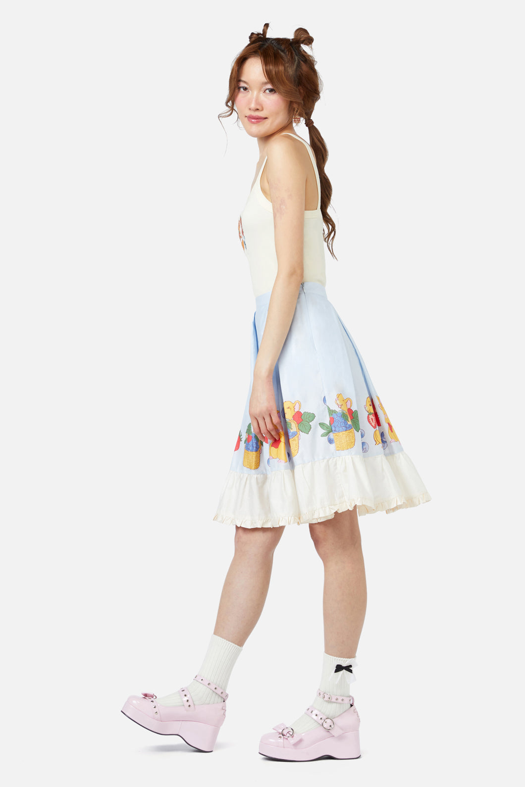 Dangerfield - Hamper Ruffle Skirt - blue
