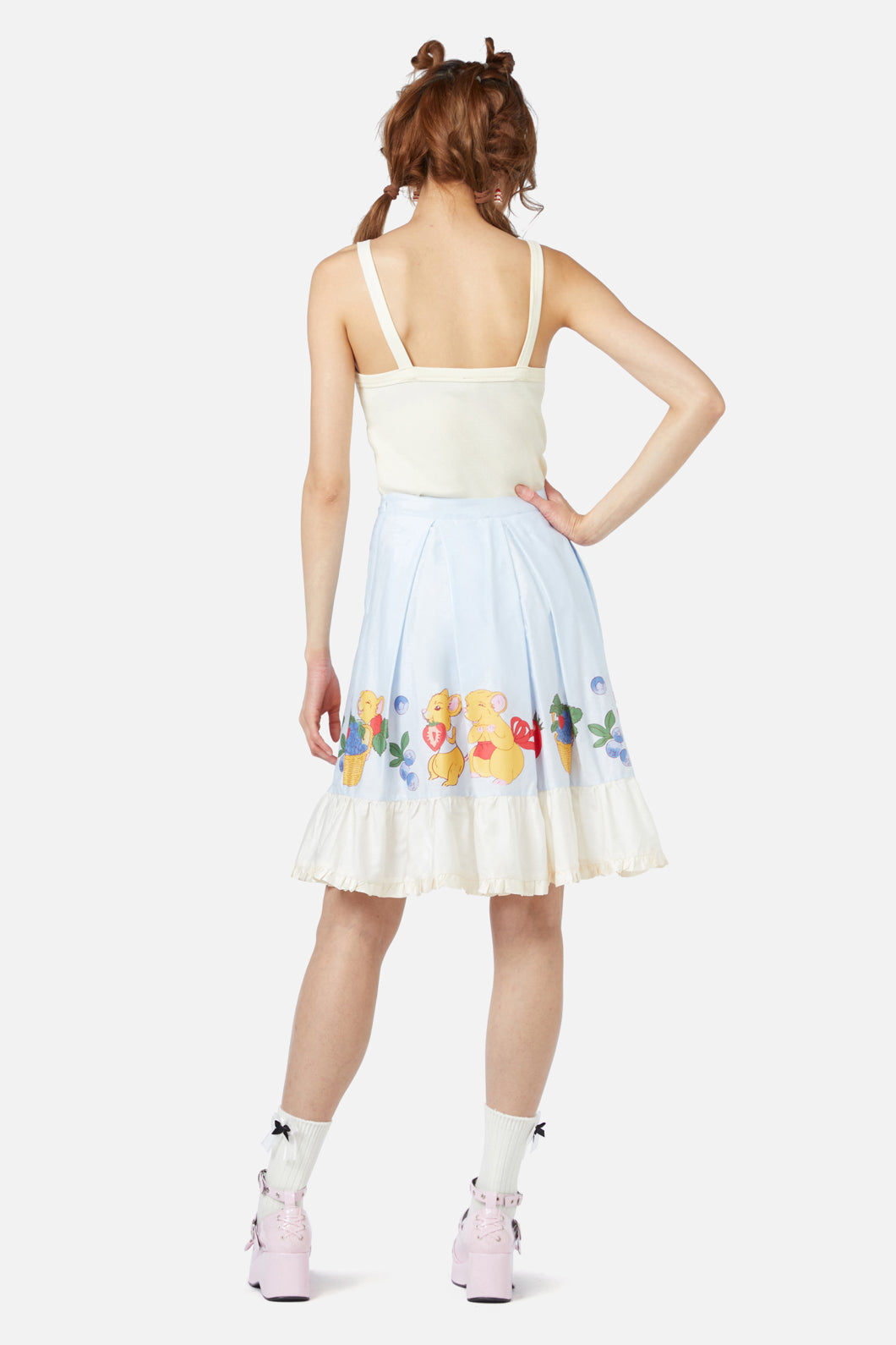 Dangerfield - Hamper Ruffle Skirt - blue