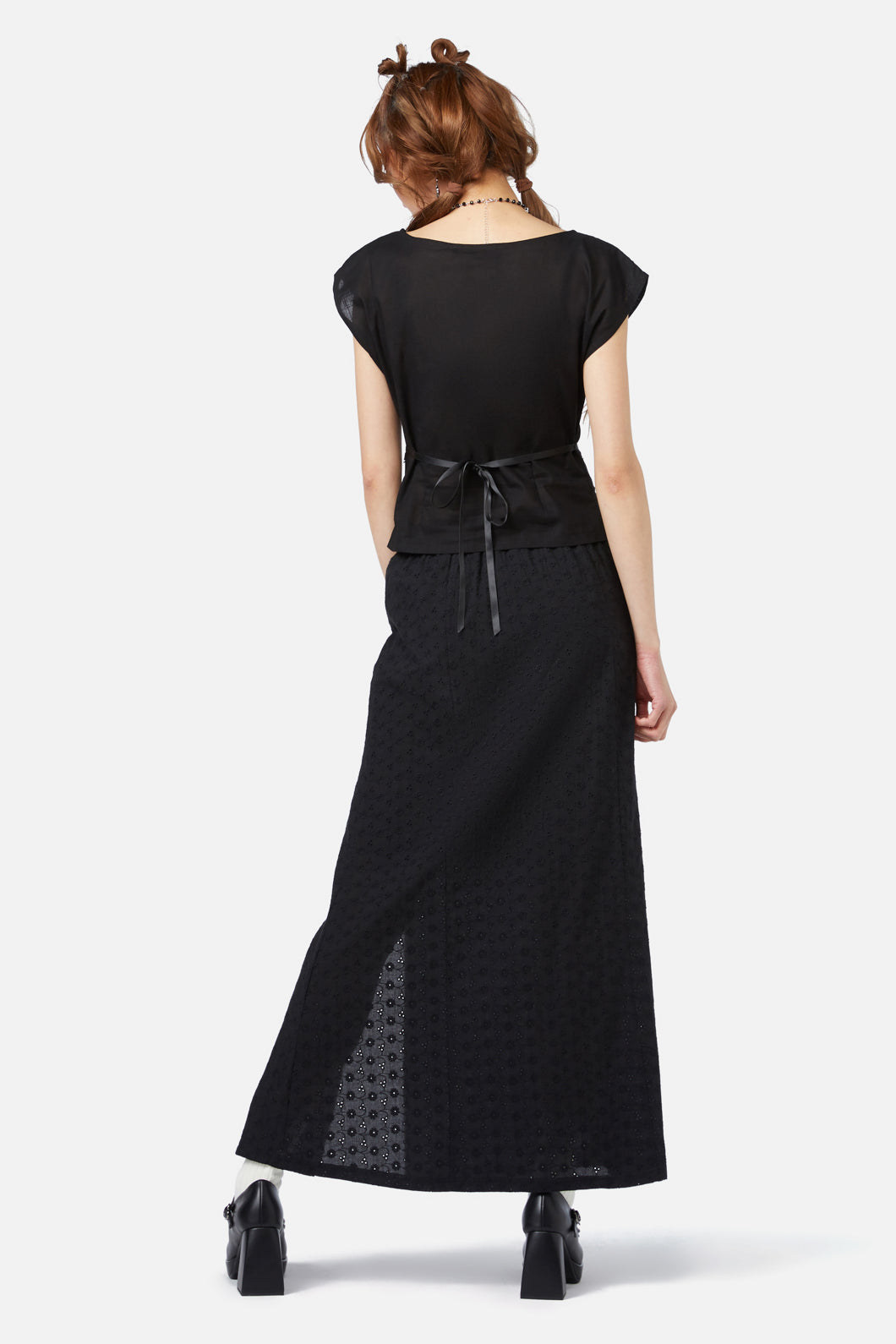 Dangerfield - Alfresco Boat Neck Top - black