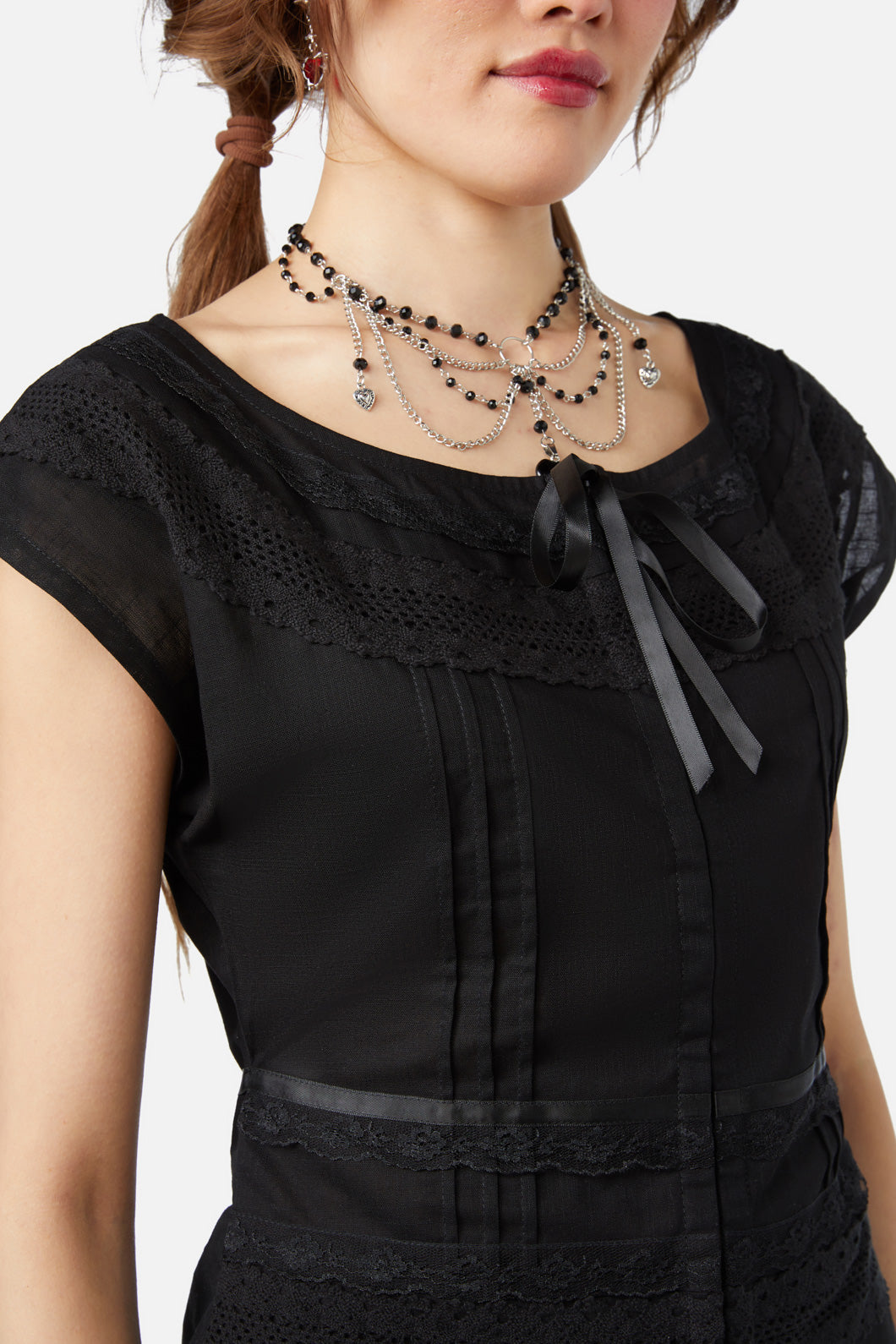 Dangerfield - Alfresco Boat Neck Top - black