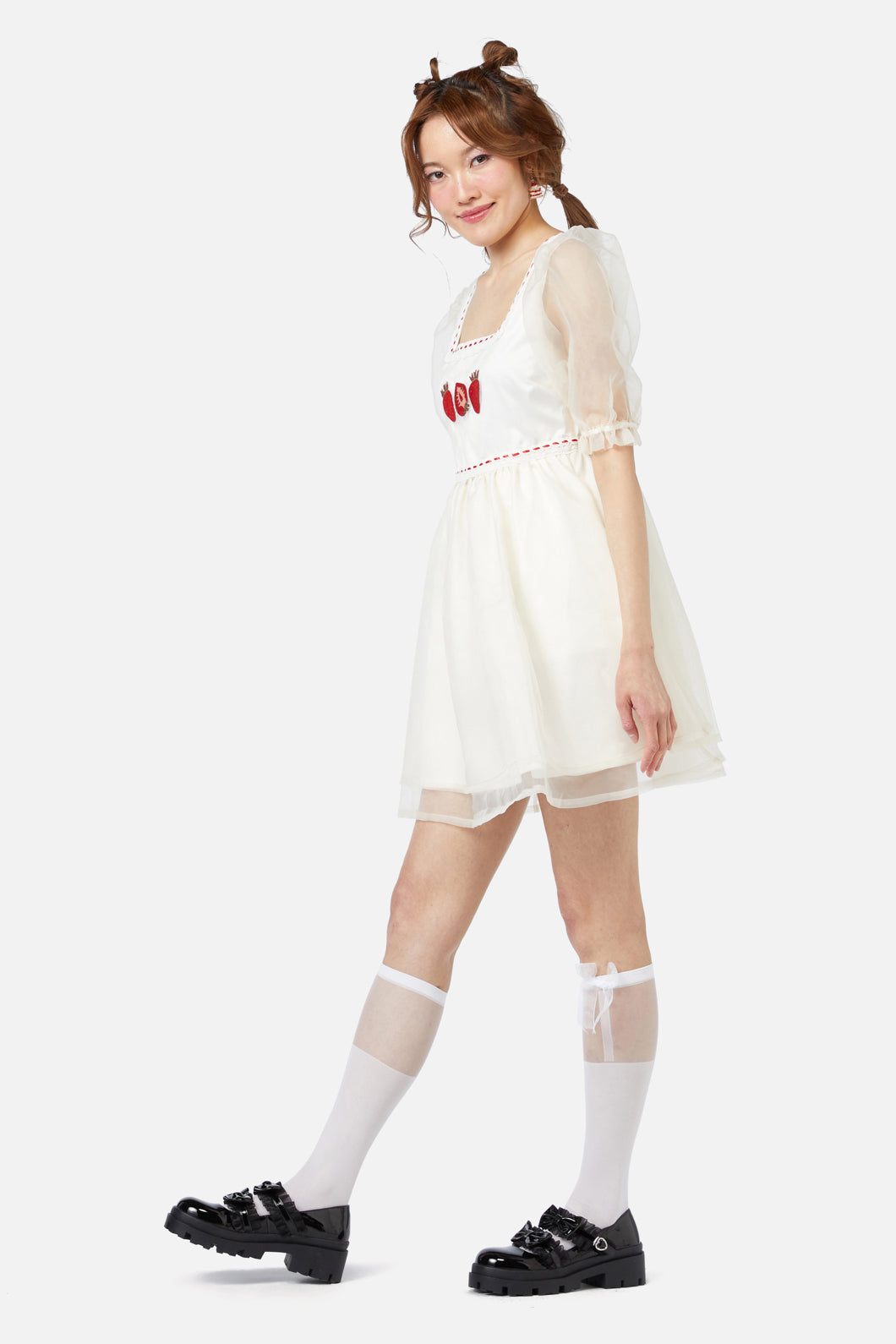 Dangerfield - Alfresco Babydoll Dress - cream