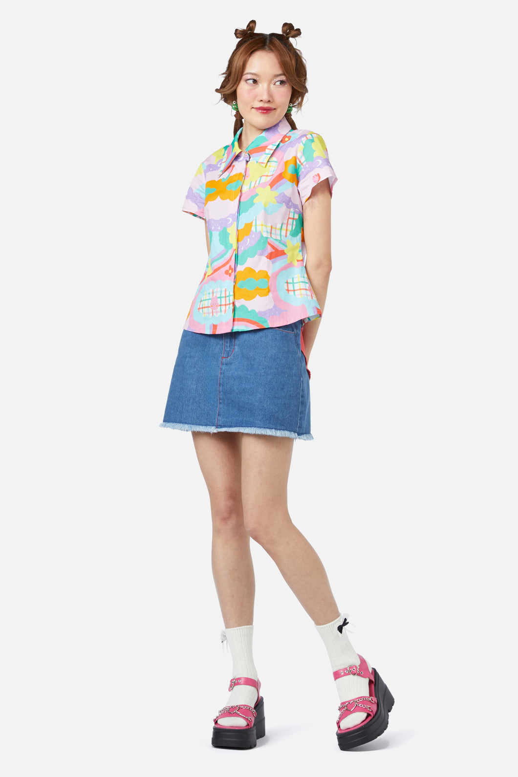 Dangerfield - Idolize Blouse - rainbow
