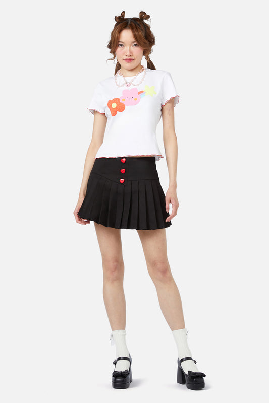 Dangerfield - Electric Bunny Tee - white