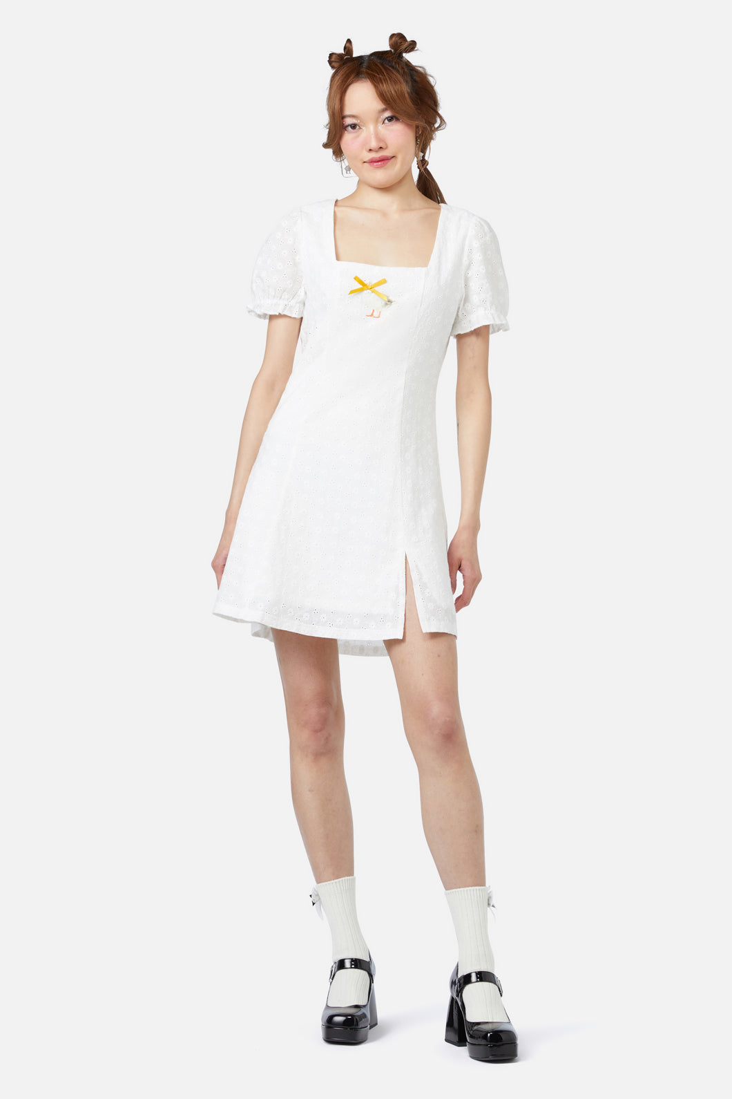 Dangerfield - Sweetie Pie Mini Dress - white