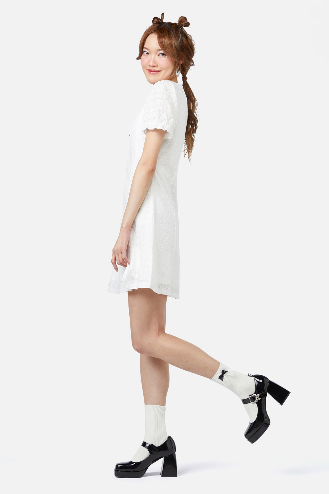 Dangerfield - Sweetie Pie Mini Dress - white