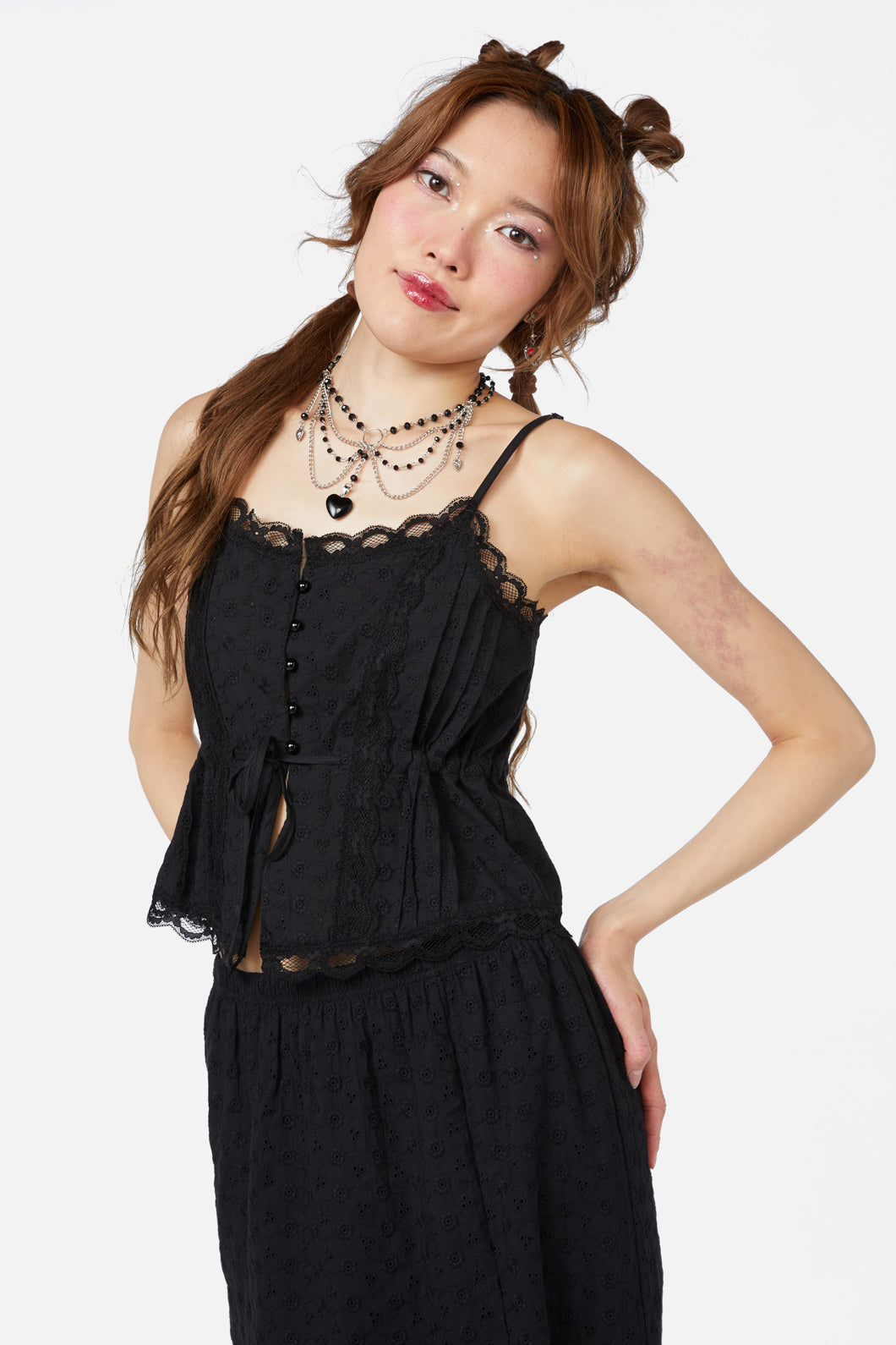 Dangerfield - Sweetie Pie Cami Top - black