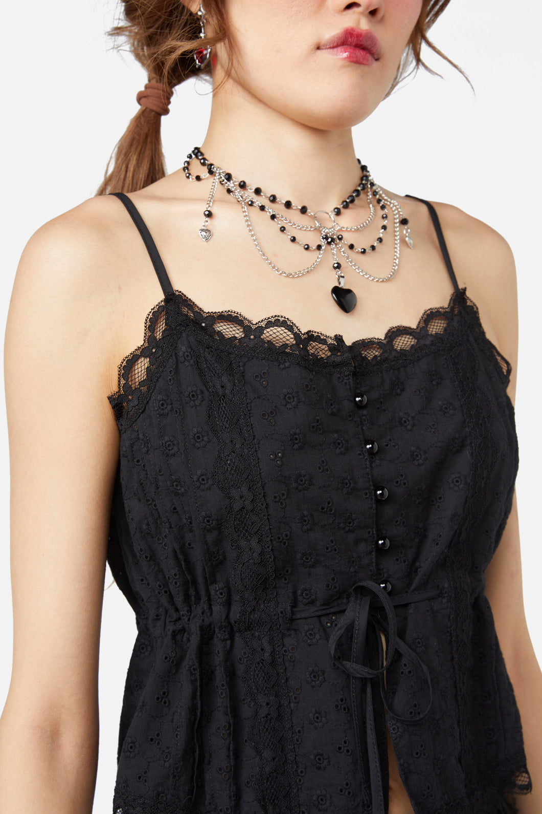 Dangerfield - Sweetie Pie Cami Top - black