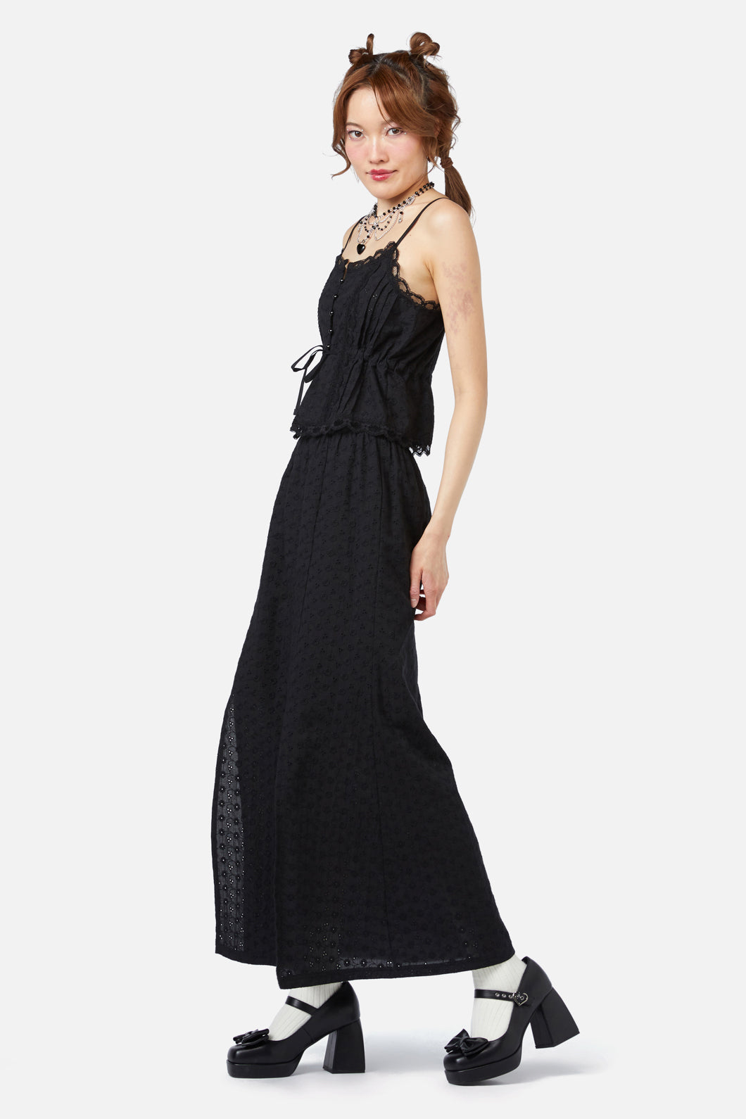 Dangerfield - Sweetie Pie Maxi Skirt - black