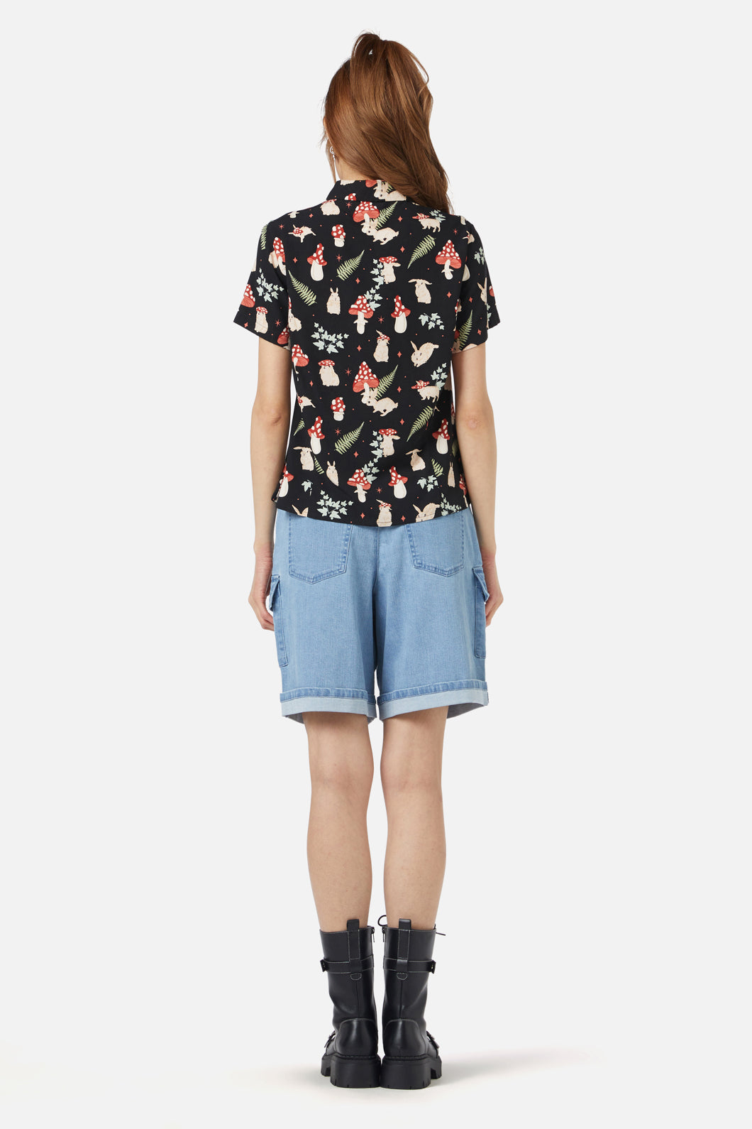 Dangerfield - Harmony Printed Blouse - black