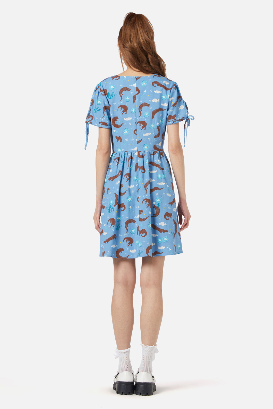 Dangerfield - Otterly Adorable Dress - blue