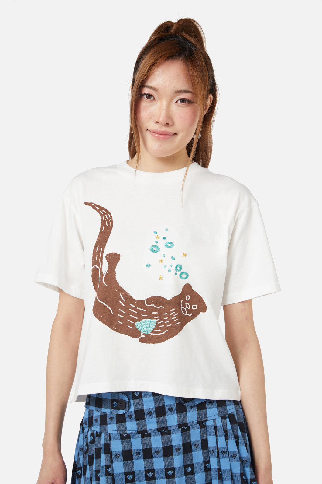 Dangerfield - Otterly Adorable Tee - cream