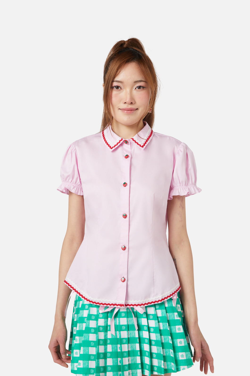 Dangerfield - Milkshake Blouse - pink