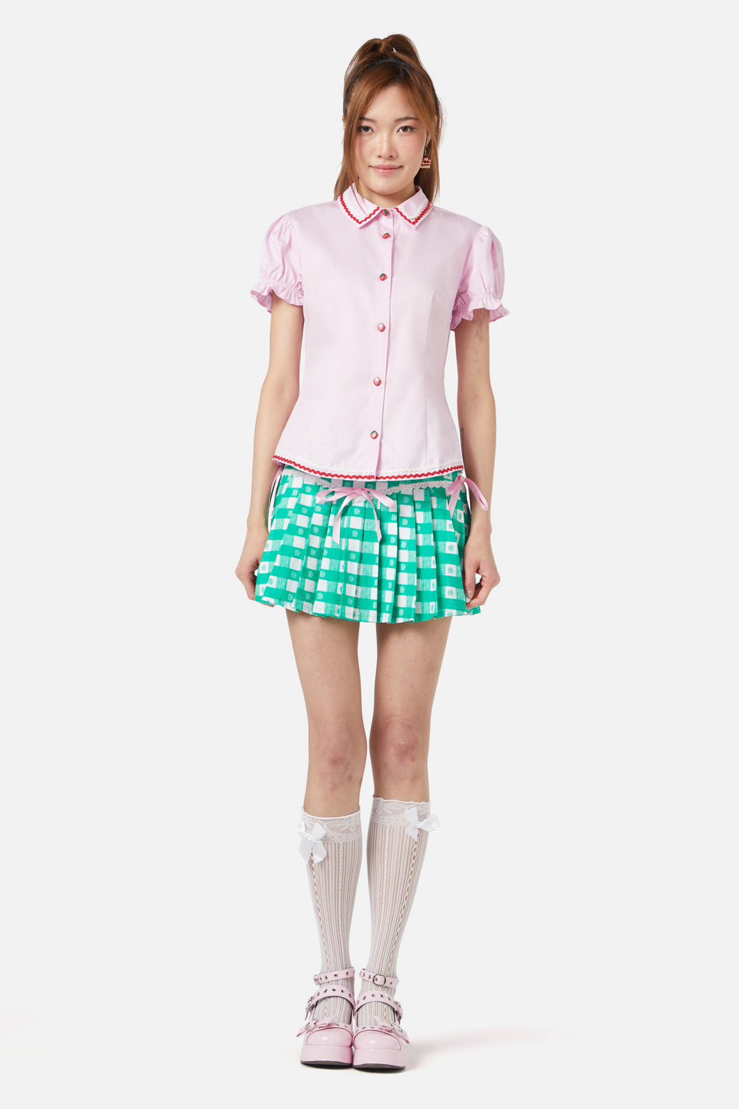 Dangerfield - Milkshake Blouse - pink