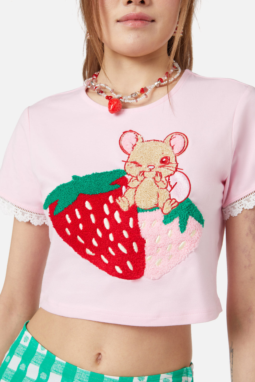 Dangerfield - Ohmeohmy Crop Tee - pink